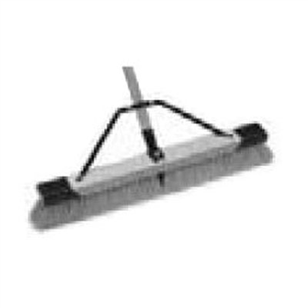 24" Heavy Duty Contractor Grade Push Broom w 60" Handle