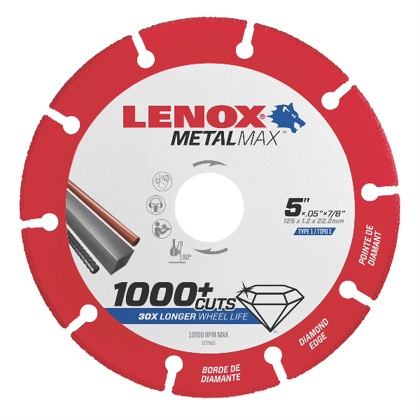 5" Lenox Metal Max Blade