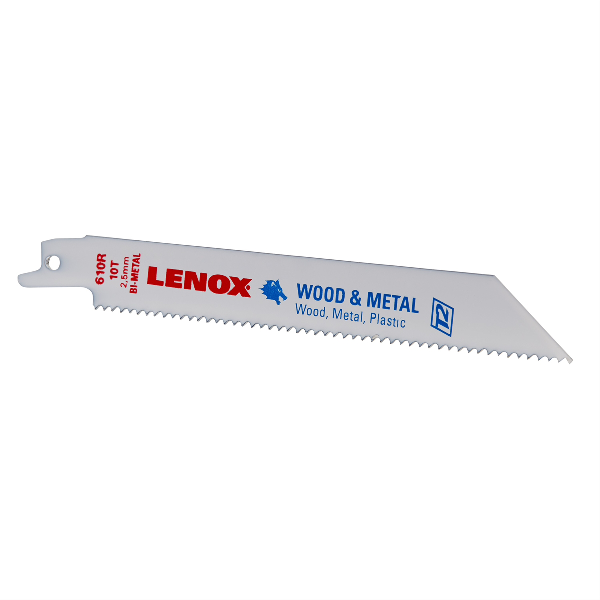 RECIPROCATING SAW BLADES, 610R, BI-METAL, 6" LONG