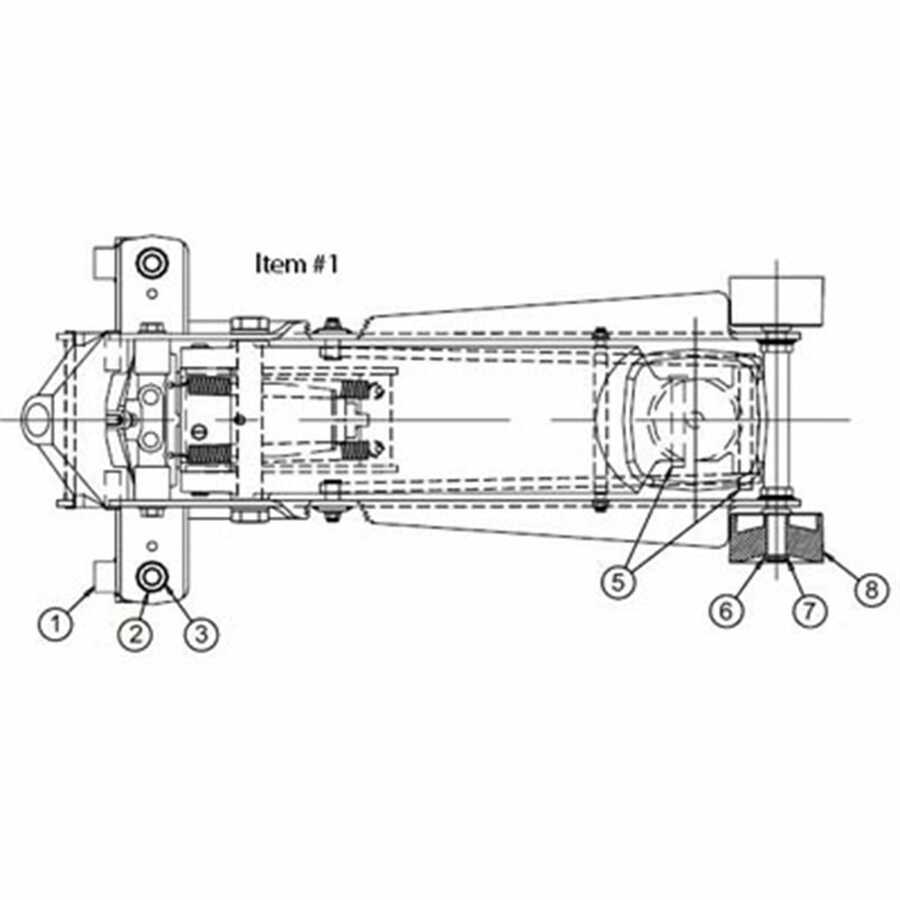 Rear Caster for 93642, 93652