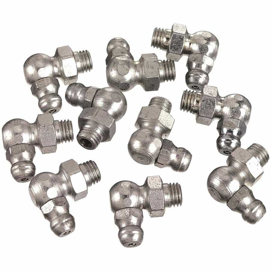 Short 1/4 In-28 Taper Thread Pack - 90? Angle Fittings