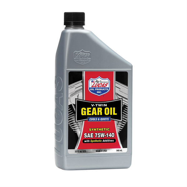 Synthetic SAE 75W-140 V-twin Gear Oil 6/CS