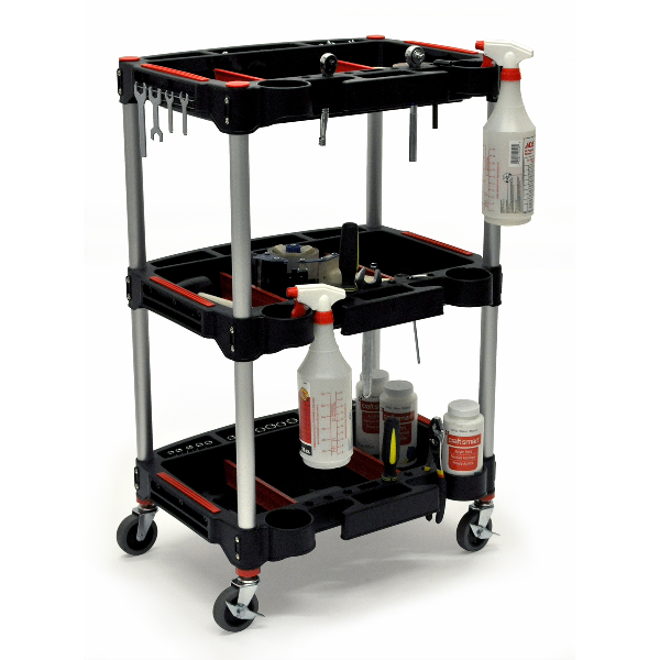 Mechanics Three-Shelf Cart