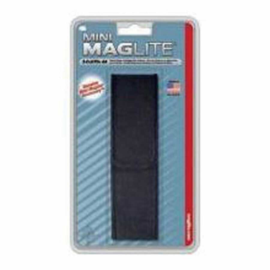 Black Cordurar Nylon Holster for AA Mini Maglite