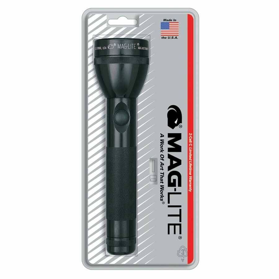 Flashlight - 2 C-Cell - Black