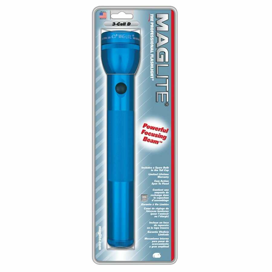 Flashlight 3 D-Cell Blue