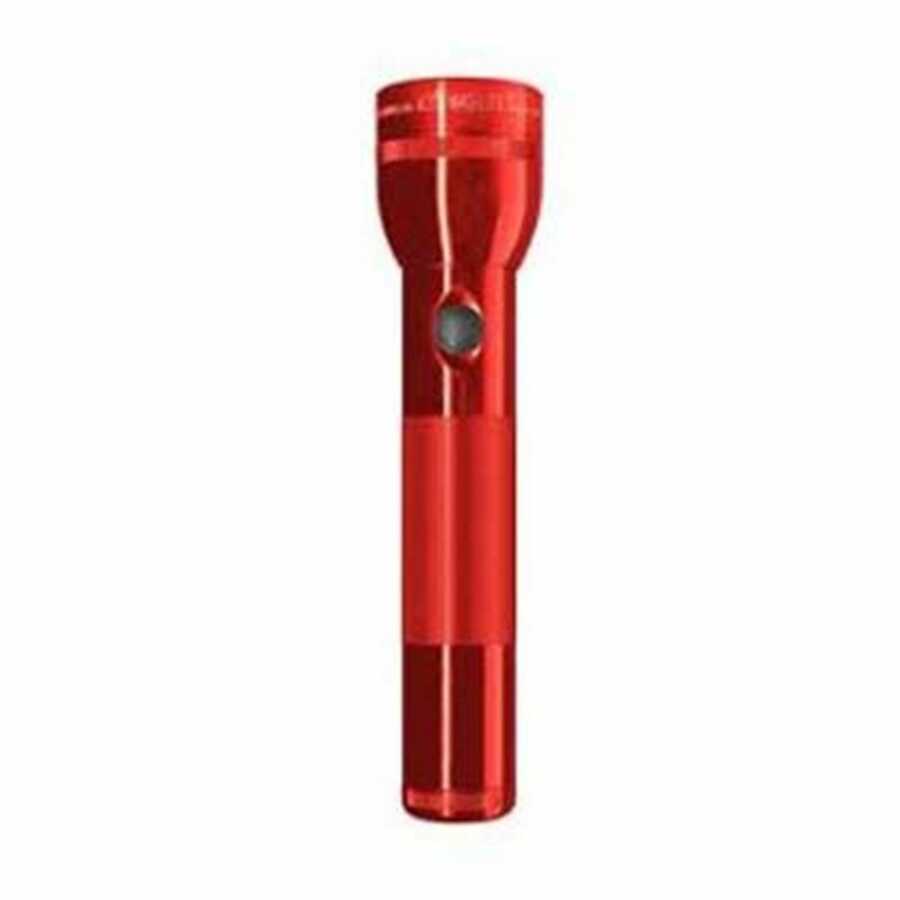 2-D Cell LED Flashlight, Red