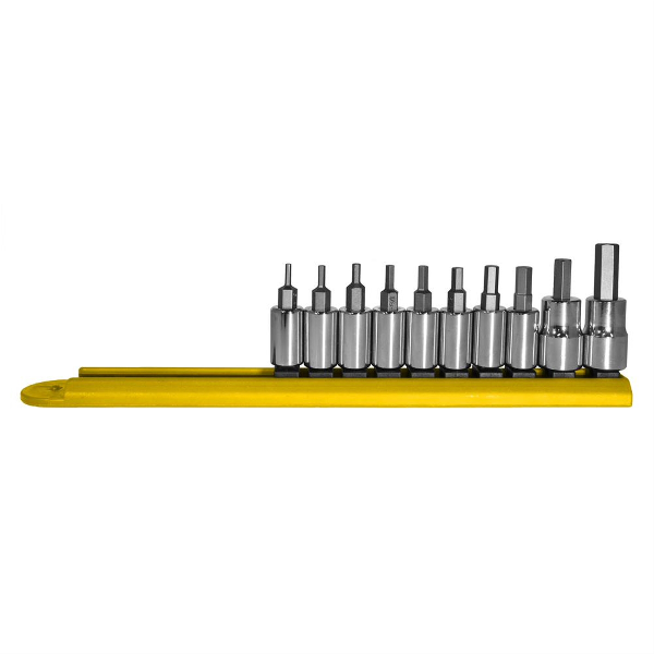 10PC SAE Hex Socket Bit Set