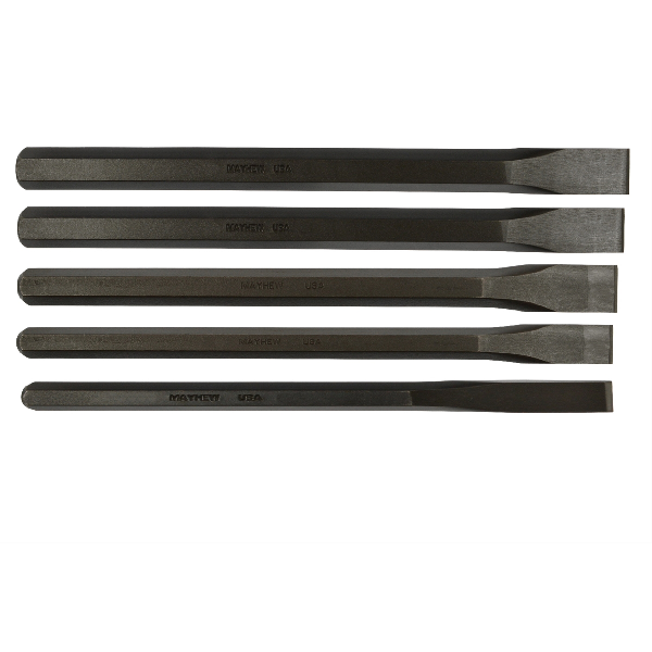 5PC LONG COLD CHISEL STEEL