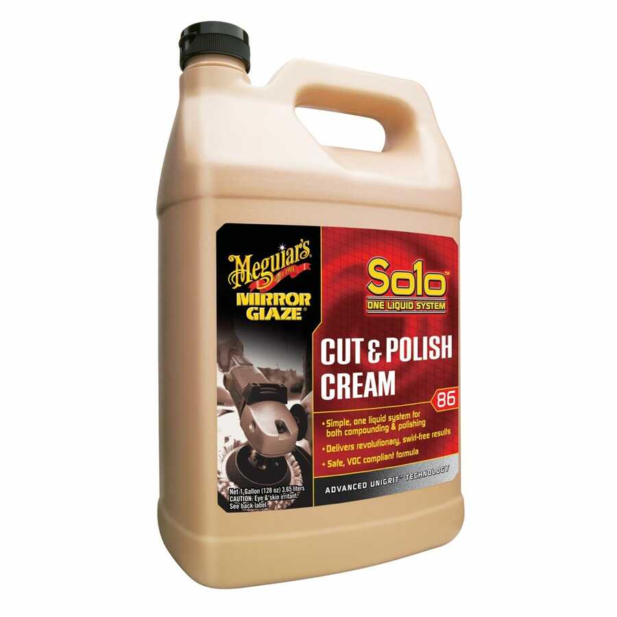 M86 Mirror Glaze Solo Cut & Polish Cream 1 Gallon