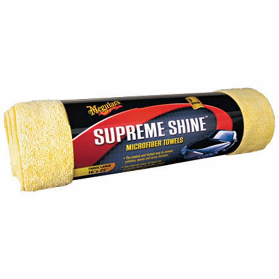 Supreme Shine(R) Microfiber Towel 3Pack