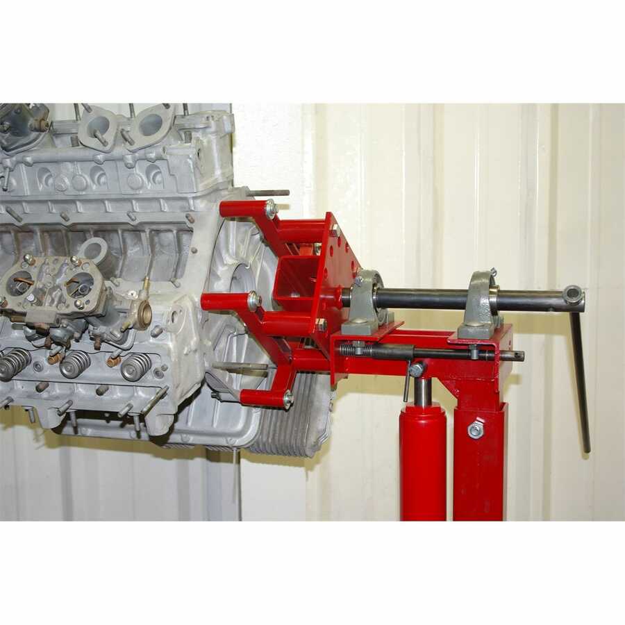 Engine Stand Attachment for E-Z Spin Rotisserie