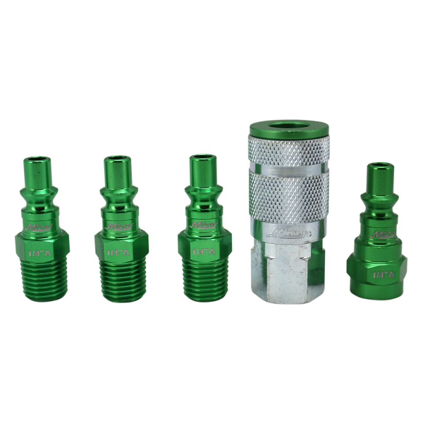 5 Piece A-Style 1/4" NPT Green