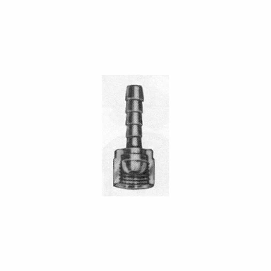 Female Swivel Brass Hose End - 1/4 In ID x 1/4 In NPS