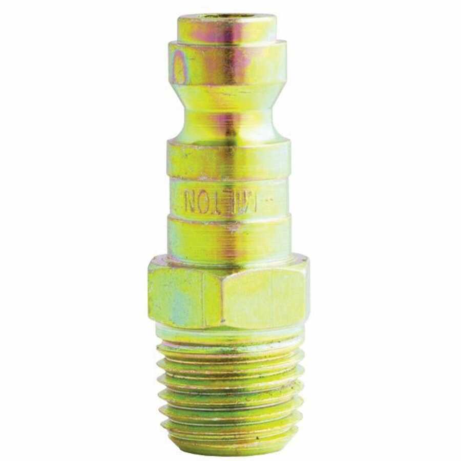 Tru-flate/Parker Style Air Hose Plug Male 1/4 In NPT