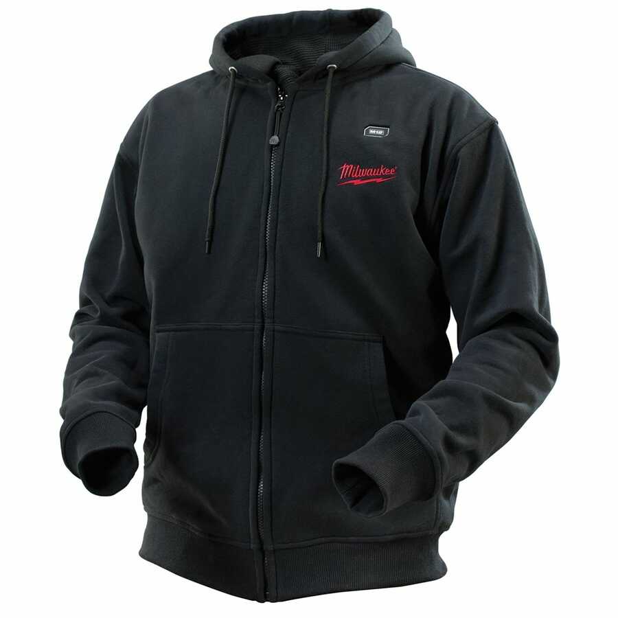 M12 Cordless Black Heated Hoodie Kit - L