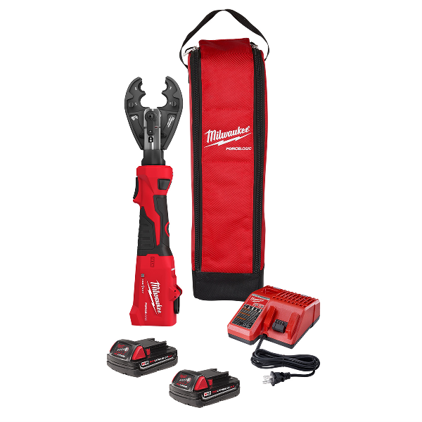 M18 FORCE LOGIC 6T Linear Utility Crimper Kit w/ B