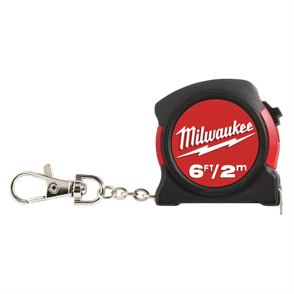 6ft / 2m Keychain Tape Measure