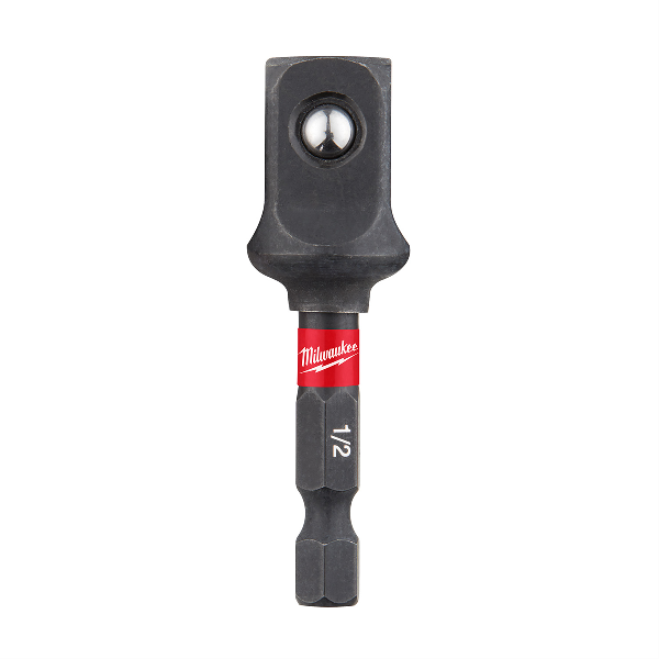 SHOCKWAVE 1/4 in. Hex to 1/2 in. Squa Socket Adapt