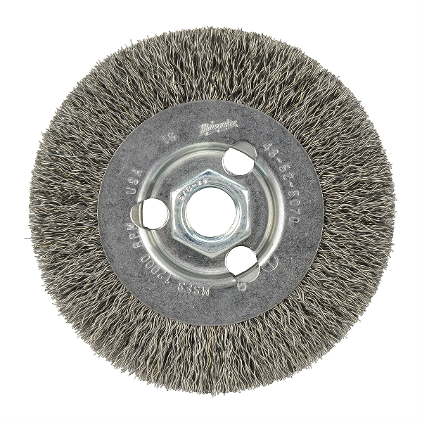 4" Radial Crimped Wheel- Carbon Steel