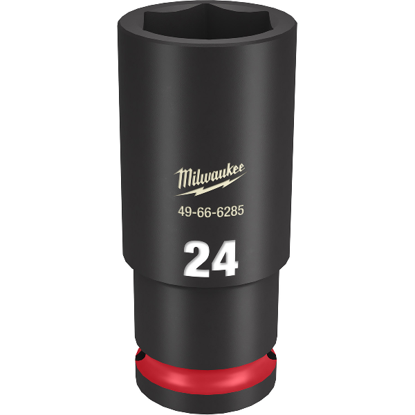 SHOCKWAVE Imp Duty 1/2"Dr 24MM Dp 6PT Socket