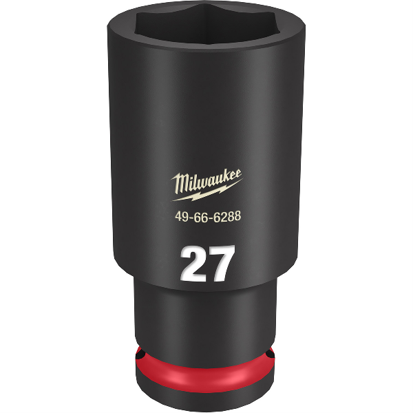 SHOCKWAVE Imp Duty 1/2"Dr 27MM Dp 6PT Socket