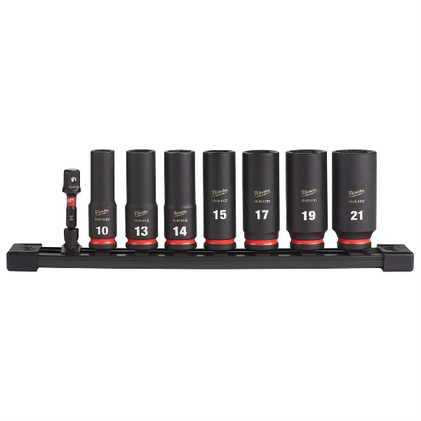 8PC Imp Duty 3/8"Dr Metric Dp 6-PT Socket Set