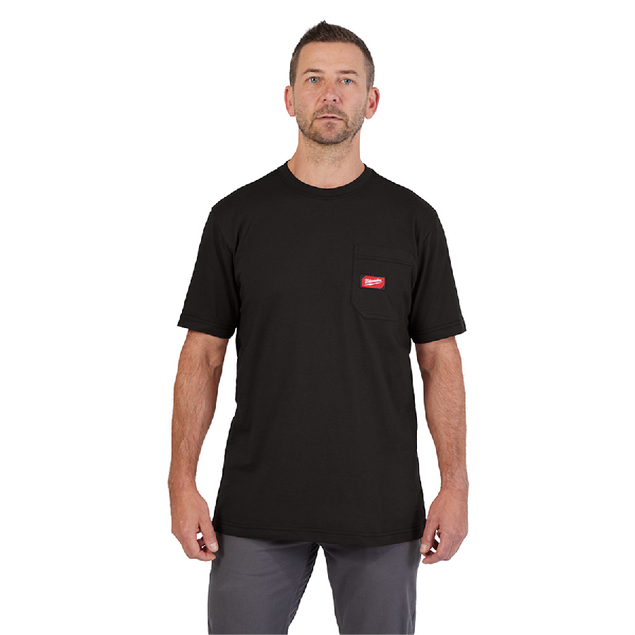 GRIDIRON? Pocket T-Shirt - Short Sleeve Black L