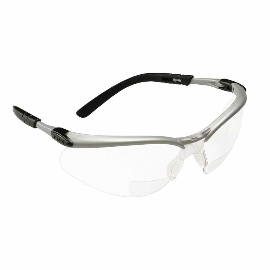 3M BX Reader Protective Eyewear Silver+1.5 Diopter