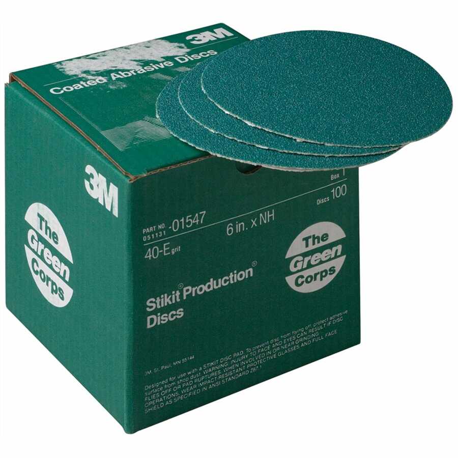 Green CorpsT StikitT ProductionT Disc - 6 In - 40 Grade