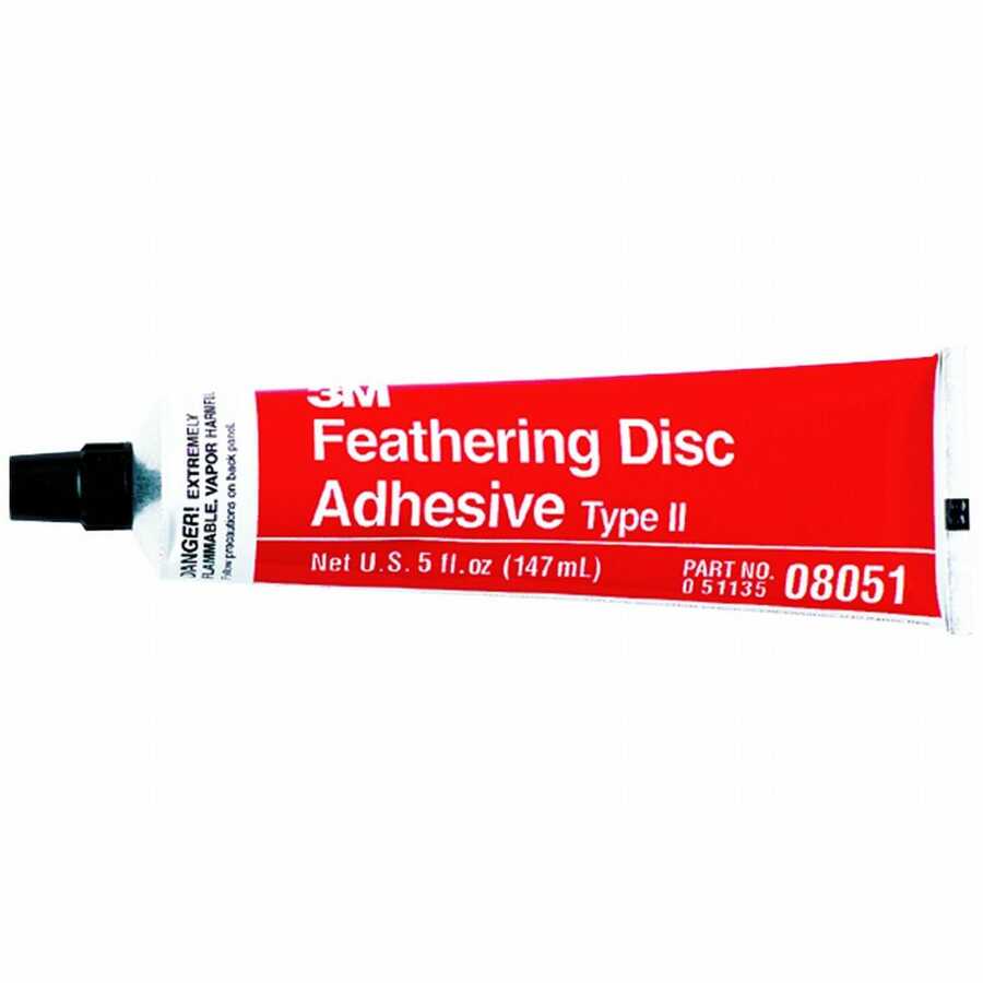 Feathering Disc Adhesive (Type 2), 5 Ounce Tube