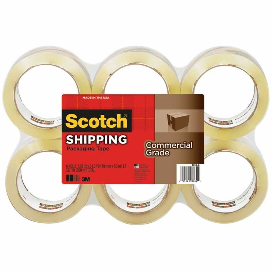 6/PK CLEAR SEALING TAPE