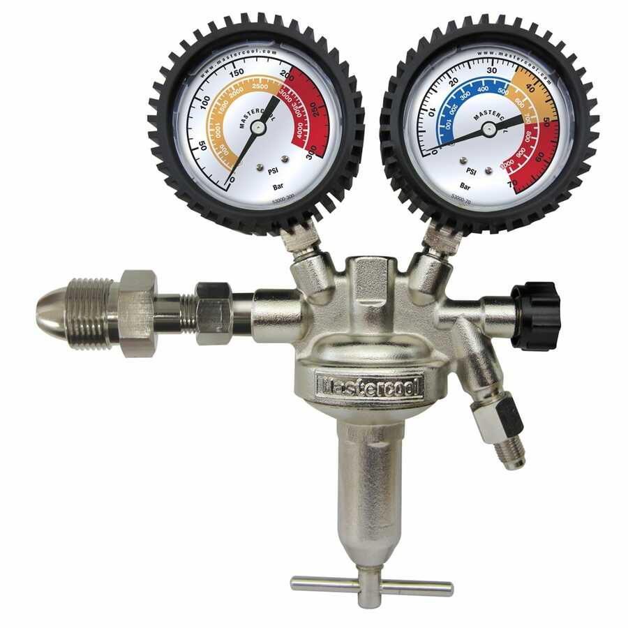 Nitrogen leak test regulator