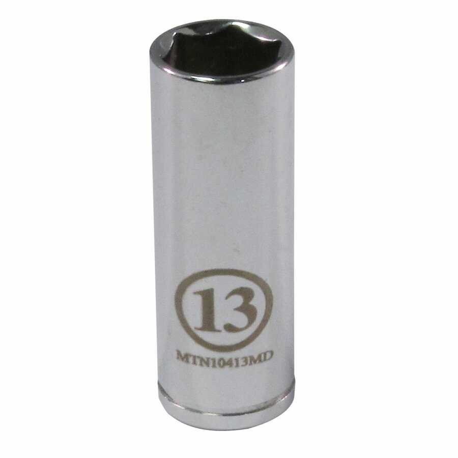 1/4" Drive 13MM 6 Point Deep Socket