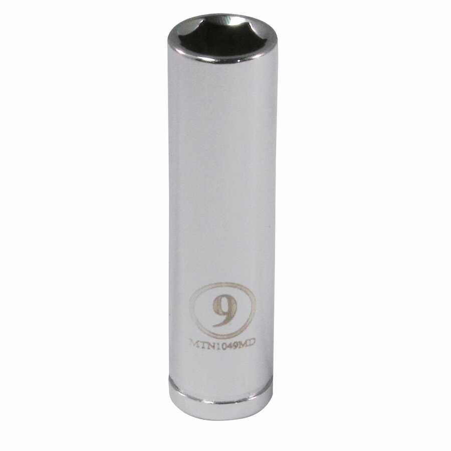 1/4" Drive 9MM 6 Point Deep Socket