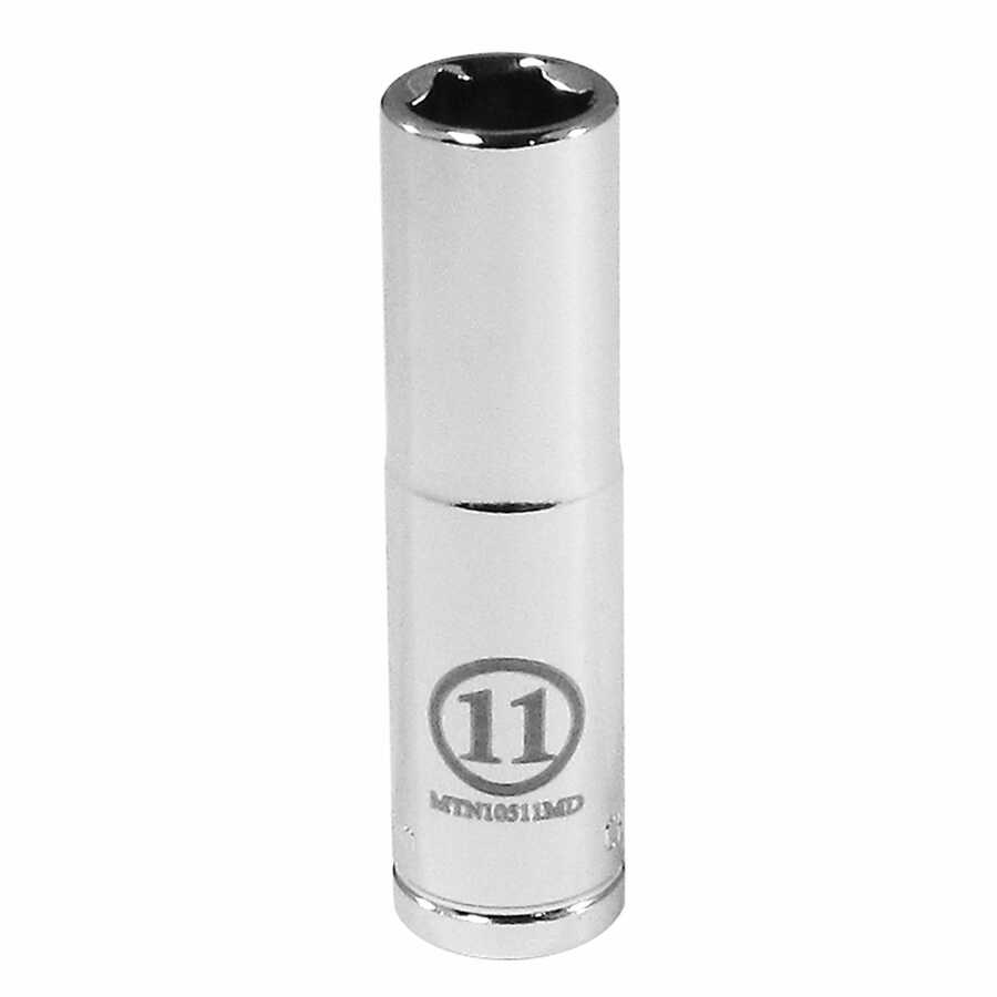 3/8" Drive 11MM 6 Point Deep Socket