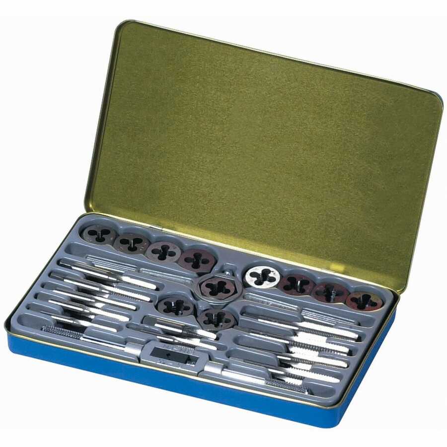 24 Piece SAE Tap/Die Set