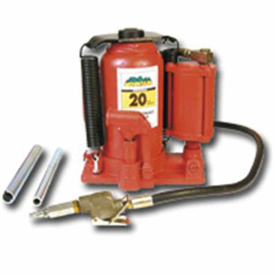 20 Ton Capacity Air Over Hydraulic Bottle Jack