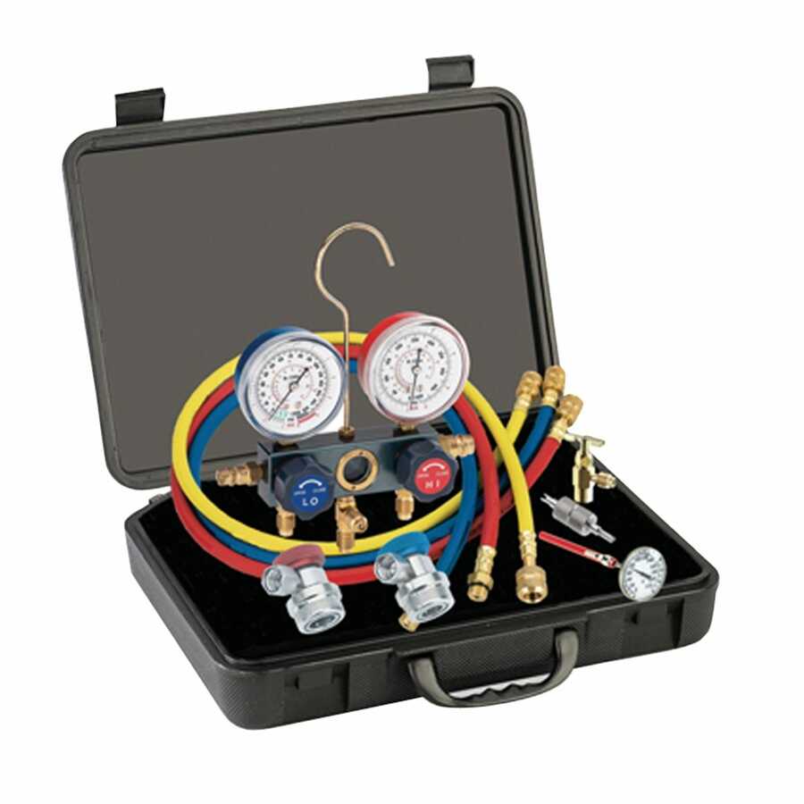 R134a Aluminum Manifold Gauge Set