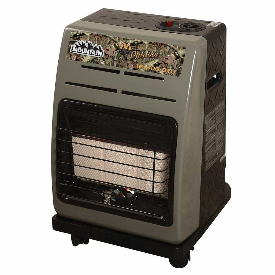 Portable LP Cabinet Utility Heater Propane 18,000 BTU