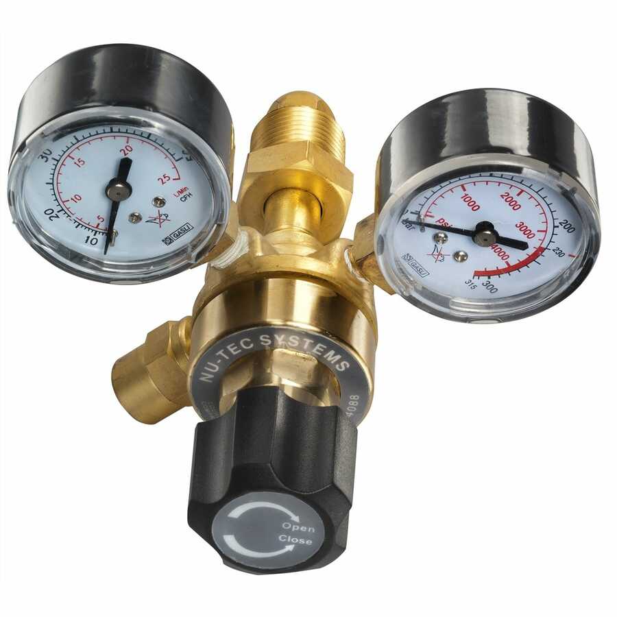 WELDING GAS REGULATOR 2-GAUGE CGA580 & 5/8"-18RH