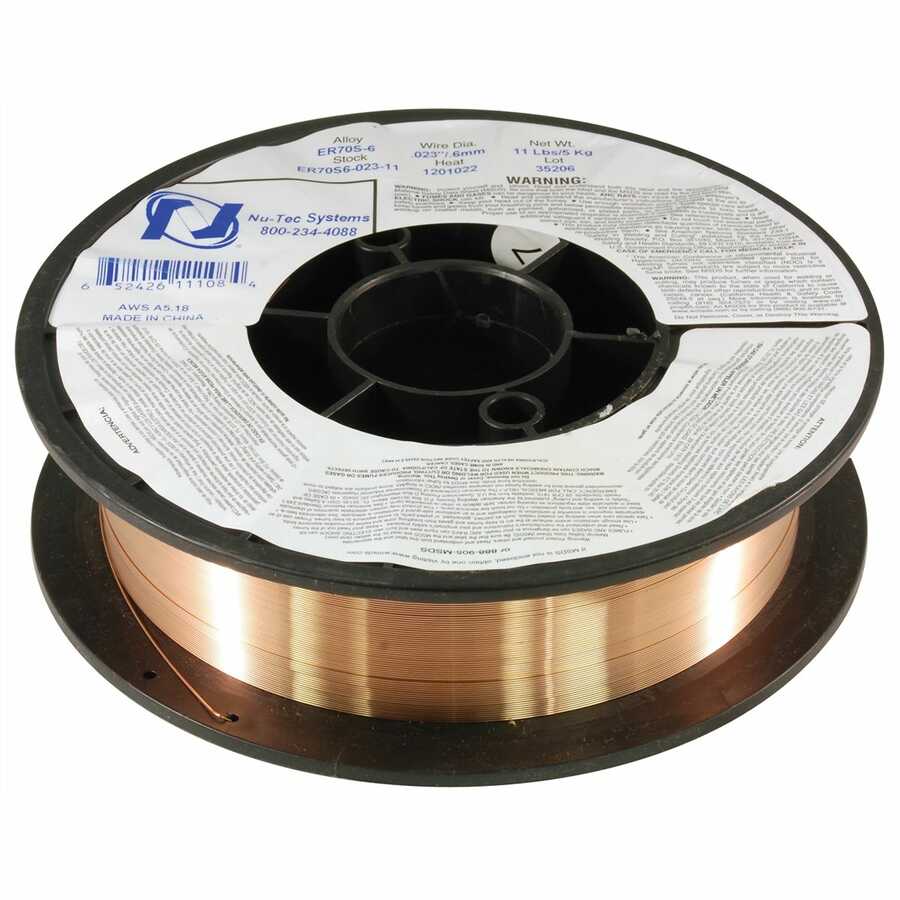 WELDING WIRE .023" STEEL ER70S-6 11 LBS (8" SPOOL)