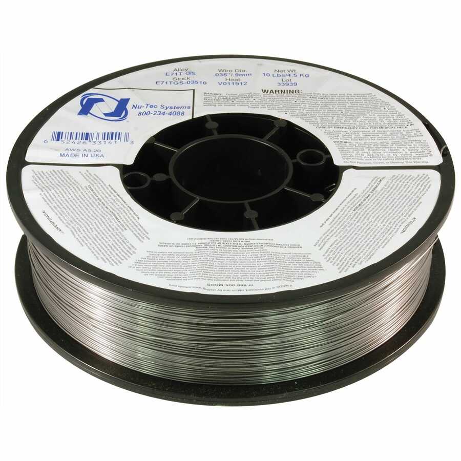 WELDING WIRE .035" FLUX-CORED E71T-GS (8" SPOOL)