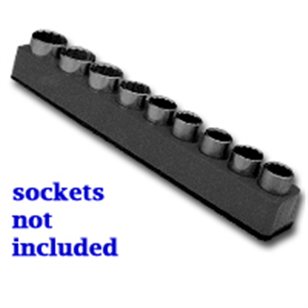 1/2 Inch Drive Shallow / Deep Socket Organizer w/ Magnetic Base