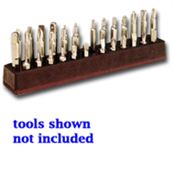 1/4 Inch Drive Hex Bit Socket Organizer w/ Magnetic Base 37 Hole