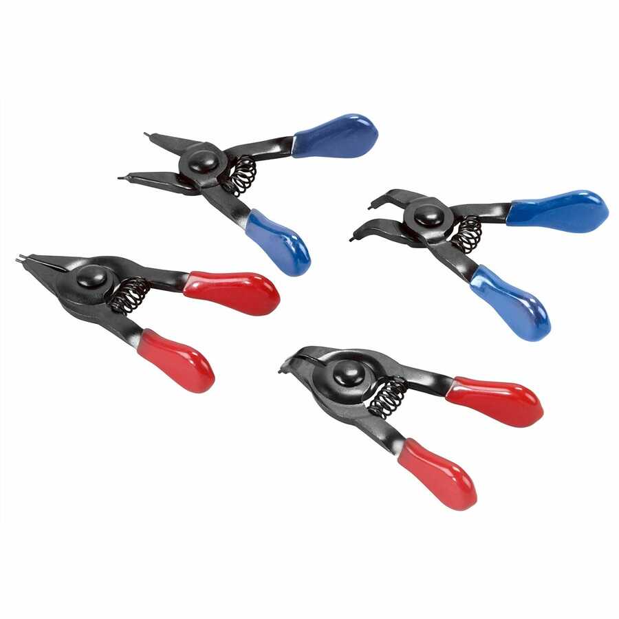 Mini Snap Ring Pliers Set - 4-Pc