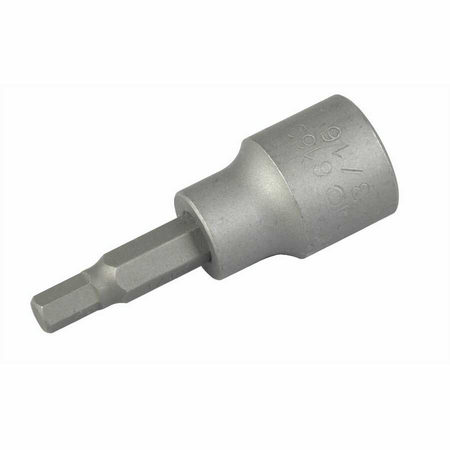 3/8 Inch Drive Fractional SAE Hex Bit Socket 3/16 Inch