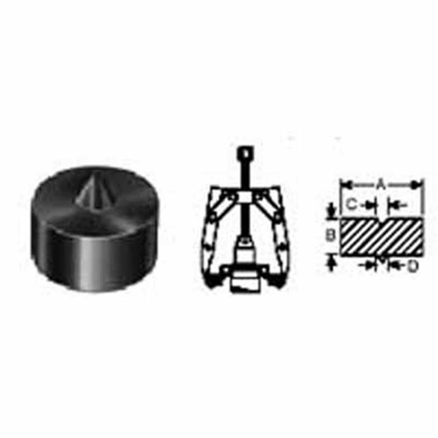 Puller Adapter Shaft Protector 5/8 X 5/8 In - 3/16 In