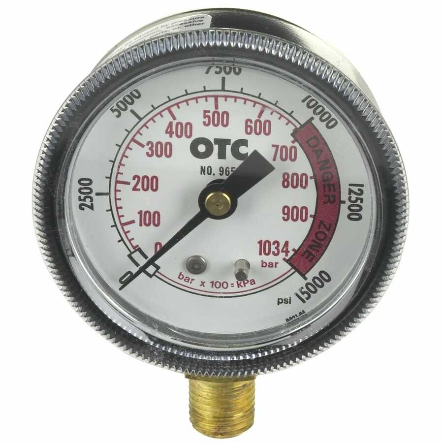 Pressure Gauge 2 Scales - 2 1/2 Dia Face