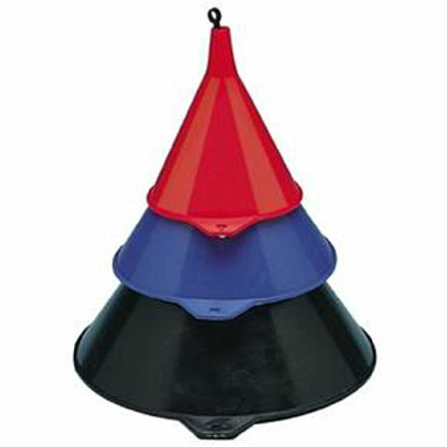 Funnel Plastic 3pc Set